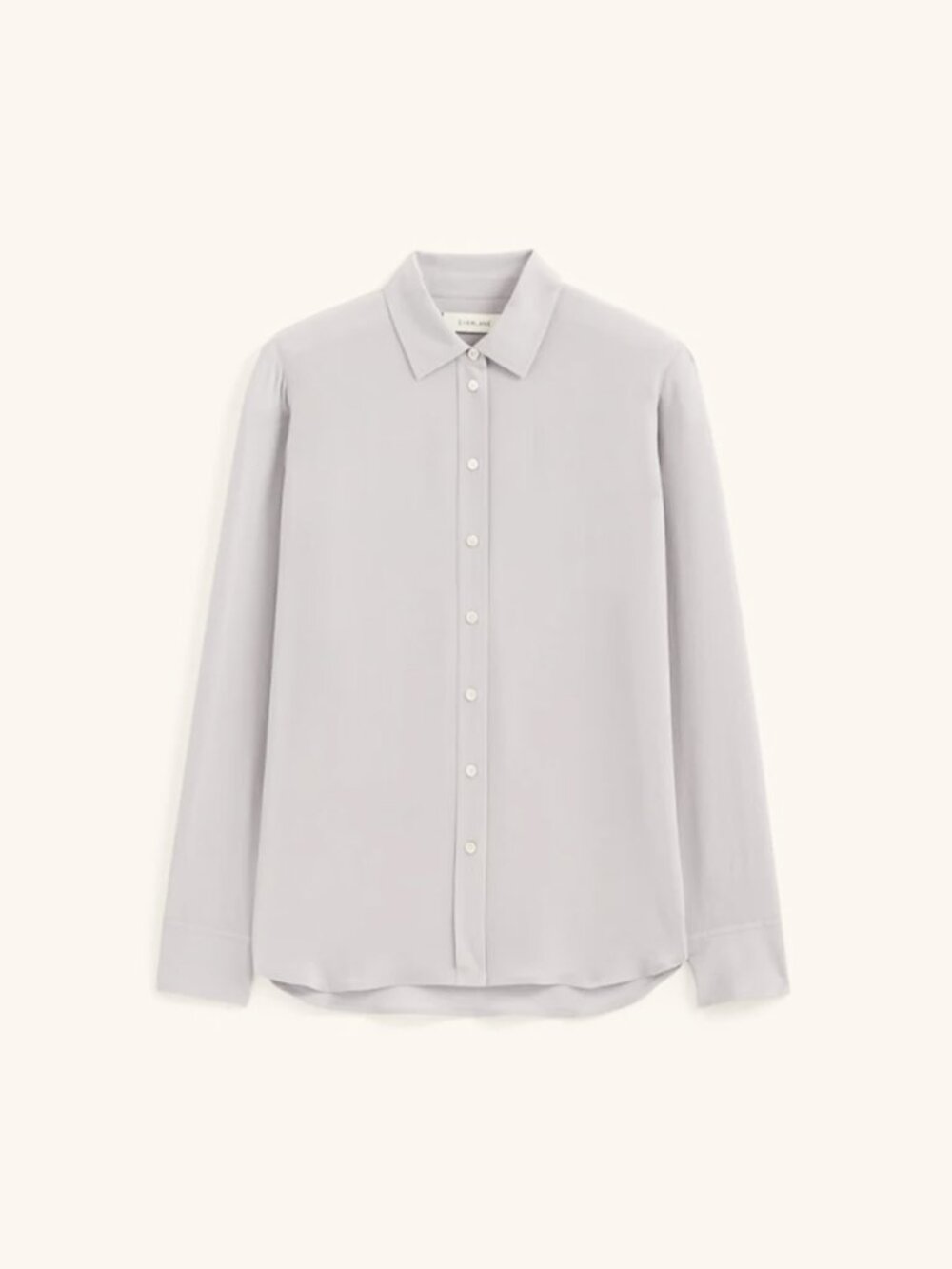 Everlane • The Must-Have Shirt in Washable Silk, Pale Blue